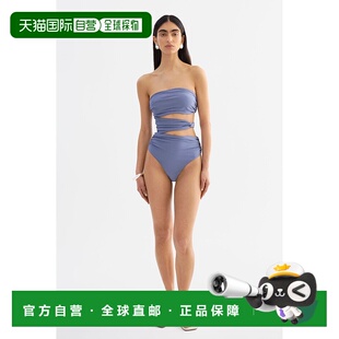 自营lamarqueMekhi | One-piece Swimsuit - slate blue 美国奥莱