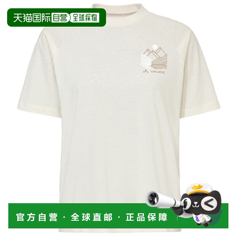 1h可退 欧洲直邮VAUDE 女士户外T恤 9164354OFFWHITE CO 米白色图片
