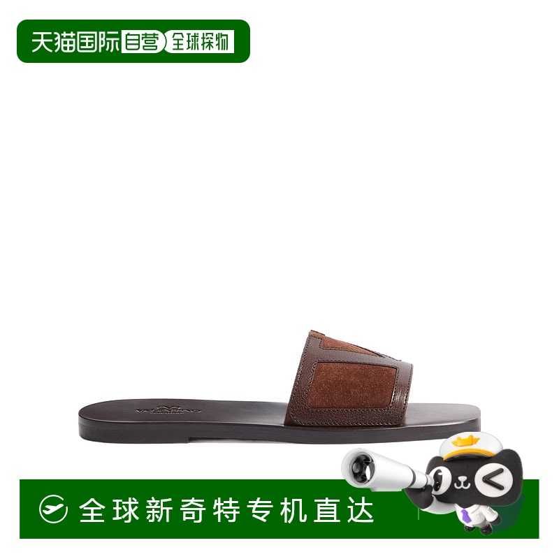 1h可退 香港直邮VALENTINO 男士拖鞋 YS0J72RCVZWX SS2025 棕色