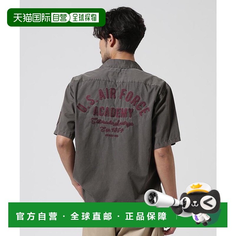 日本直邮AVIREX 褪色半袖工作衬衫[速干] 衬衫AV1129EM025260