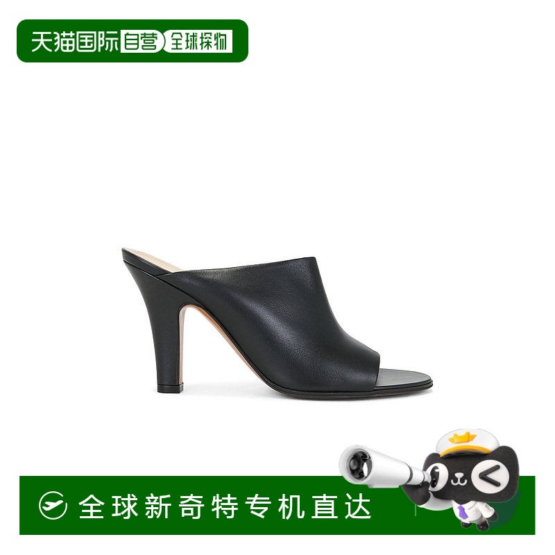 1h可退 香港直邮The Row 女士 Signum 凉拖 F1630L57A black黑色
