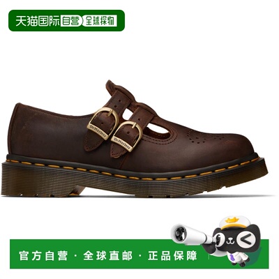 香港直邮潮奢 Dr. Martens 马丁大夫 女士 棕色 8065 Crazy Horse