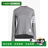 香港直邮Thom 女士 Browne 1h可退 汤姆 布朗 条纹棉针织上衣 FJS