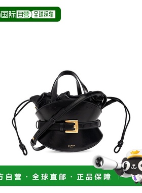 香港直邮BALMAIN 女士手提包 FN1DP017LBFO0PA AW2025 黑色 Handb