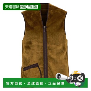 付款1h内可退 日本直邮Barbour 男女同款 拉链毛领马甲 防寒内搭