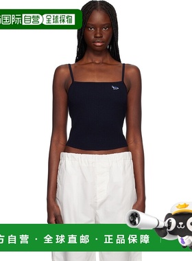 1h可退 香港直邮潮奢 MAISON KITSUNE 女士 海军蓝 Baby Fox Patc