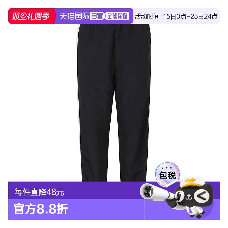 香港直邮KENZO 女士休闲裤 FA62PA0289CO99 AW2023 黑色 logo印花