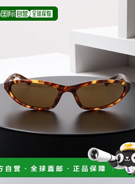 香港直邮BALENCIAGA 女士眼镜 BB0402S003 SS2025巴黎世家 绿色