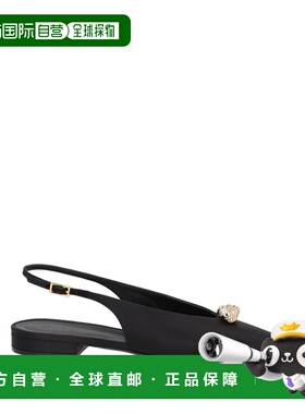 1h可退 香港直邮潮奢 Lanvin 朗雯 女士 芭蕾舞鞋 black黑色 舒适