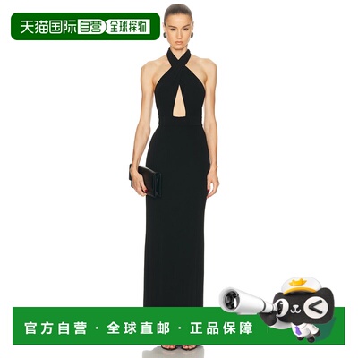 1h可退 香港直邮NILI LOTAN 女士 Lita 礼服 13404K101 black黑色