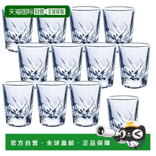 【日本直邮】东洋佐佐木 日本制玻璃小酒杯60ml P-01105-E101 12
