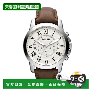 自营Fossil Men's Grant Chronograph, Stainless Steel Watch -
