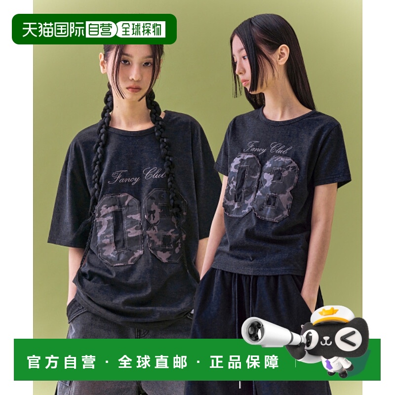 韩国直邮NASTY FANCY CLUB街头辣妹潮牌24休闲时尚秋冬新款T恤F24