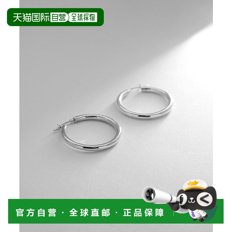 1h可退 日本直邮COCOSHNIK 女士 中空圆环耳环M 767-71339-9999-0