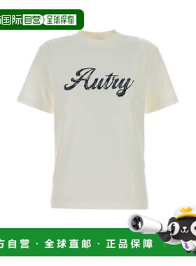 1h可退 香港直邮AUTRY 女士 白色棉质T恤 TSPWI5CW white白色 舒