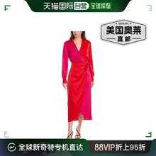 Anne Klein 拼色仿裹身连衣裙 - 粉色 【美国奥莱】直发