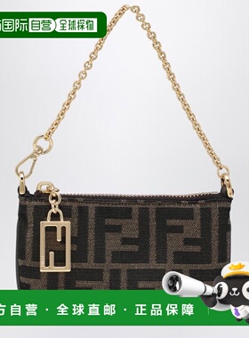 香港直邮FENDI 女士手提包 8M0535A98PF1GL7 SS2026 绿色 Fendi F