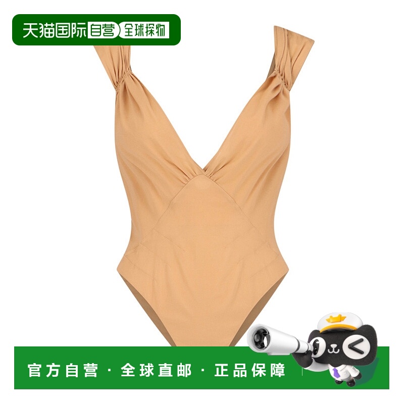 香港直邮Saint Laurent V领连身衣 801493Y7I18