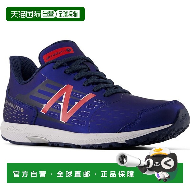 日本直邮New Balance 儿童跑步鞋 Galaxy blue with team red M Y