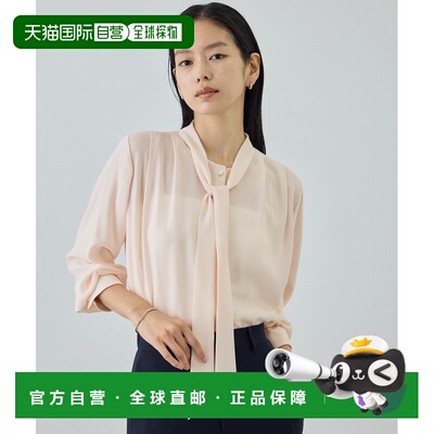 日本直邮ROPE' 女装 蝴蝶结设计 易打理半正式衬衫 2026CGGH26090