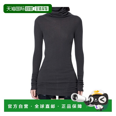 香港直邮RICK OWENS 女士针织衫 RP02F5614RIBM78 AW2026 灰色