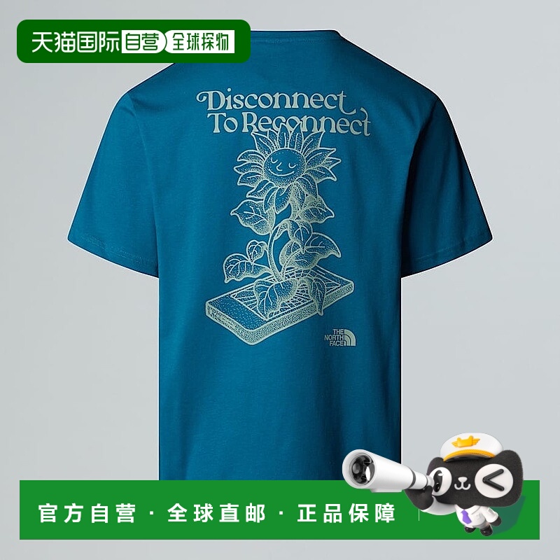 自营欧洲直邮北面 Connect Graphic男女通用休闲T恤 THE NORTH FA