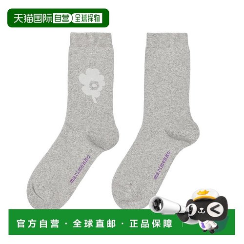 日本直邮Marimekko“PIRTTI UNIKKO KIOSKI SOCKS”Unikko 花卉印