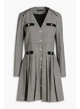 Maje 女士 提花迷你连衣裙 MFPRO03213 black黑色 舒适时尚