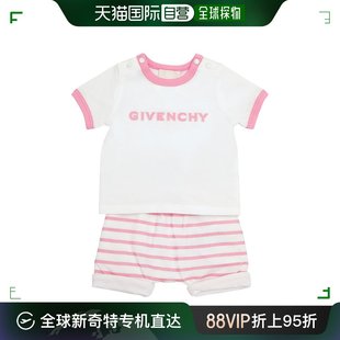 Givenchy 纪梵希 女童 香港直邮潮奢 棉质平纹针织T恤&短裤 童装