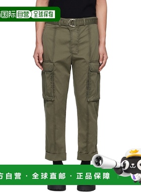 香港直邮BALMAIN 男士休闲裤 EH1PQ340CF877CW SS2025 绿色 Balma