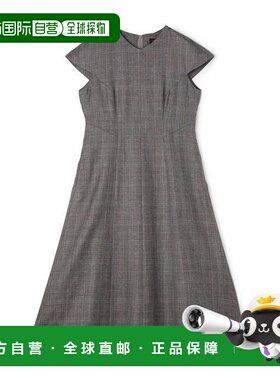 1h可退 日本直邮TOMORROWLAND SUMMERTIME BLUE 荷叶袖连衣裙羊毛