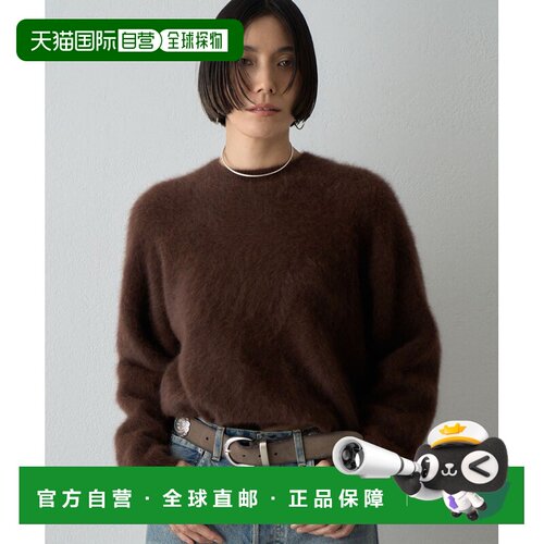 1h可退 日本直邮Whim Gazette 女装 羊绒混纺圆领针织衫 WGZ10622