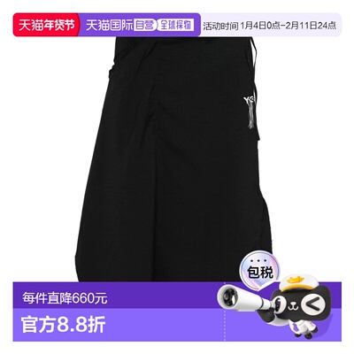 香港直邮ADIDAS & Y3 女士短裤 KF119167110BLACK SS2026