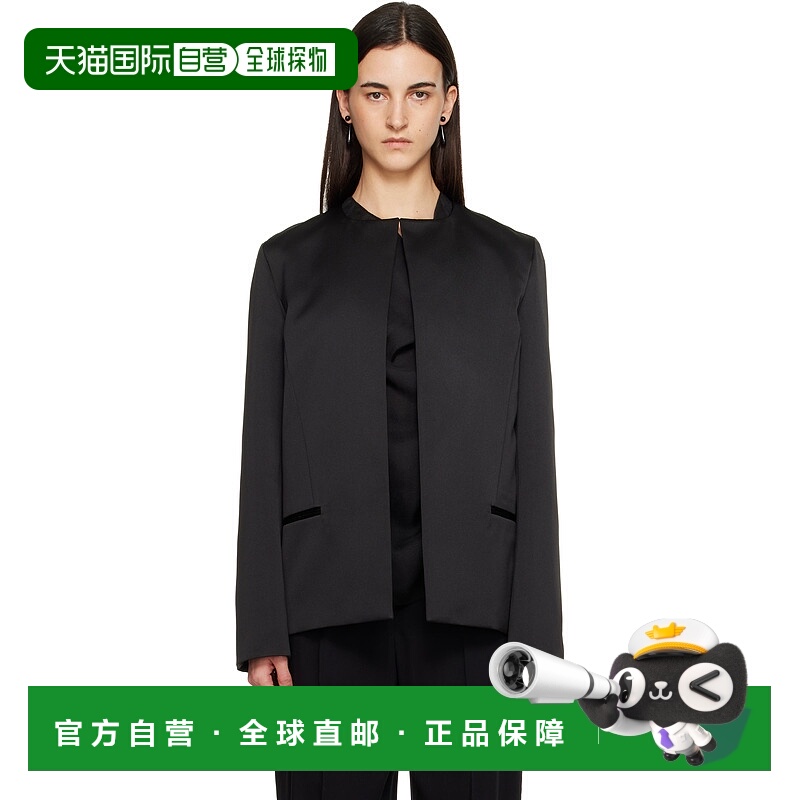 香港直邮toteme 女士 黑色 Satin Dinner 大衣 254WRO0239FB0473