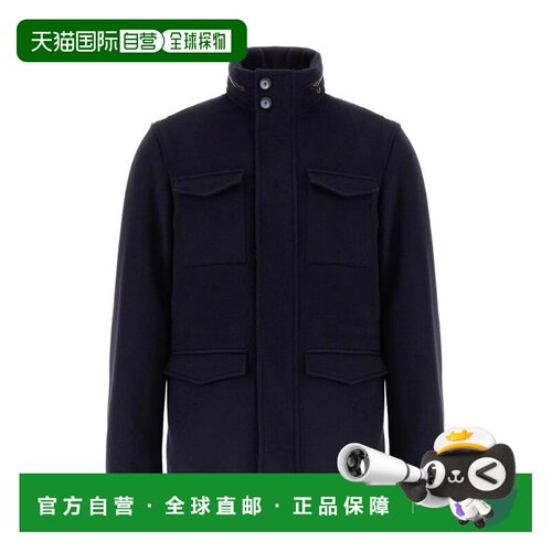 1h可退 香港直邮HERNO 男士夹克 FI000129U331869200 AW2025 蓝色