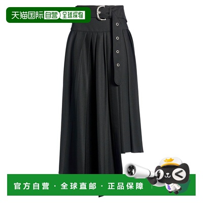 香港直邮off-white 女士 中长半身裙 black黑色 舒适时尚