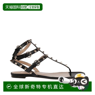 Valentino 涼鞋 Flip Flop女式 Rockstud 黑色 自營 美國 Garavani