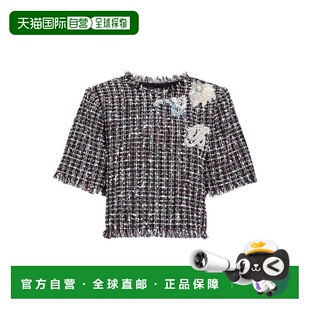 1h可退 香港直邮Balmain 巴尔曼 女士 上衣 black黑色 舒适时尚