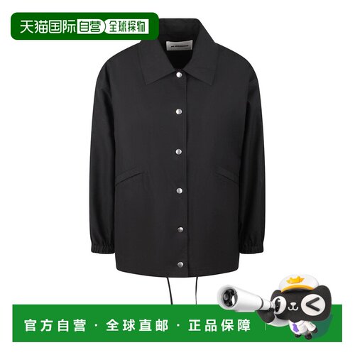 香港直邮JIL SANDER 女士外套 J04AM0001J450631 SS2025 黑色