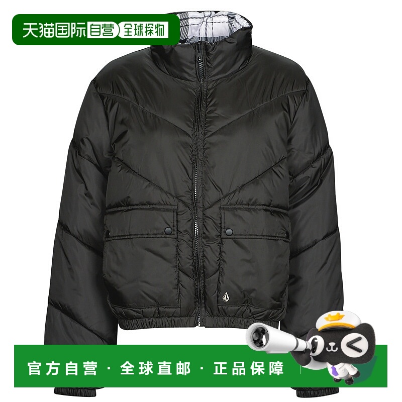 欧洲直邮Volcom 女士 DOWN'N PUFF JACKET 羽绒服 黑色 高端流行