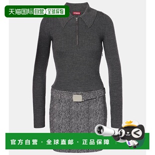 香港直邮Staud 女士 Platt 束带迷你连衣裙 001405包臀裙