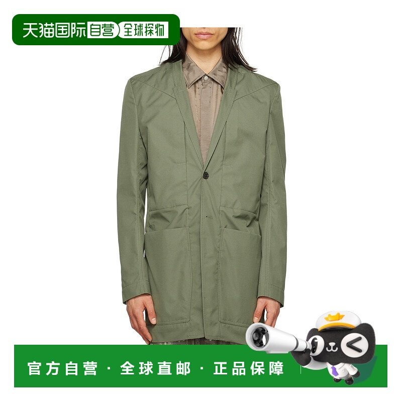 香港直邮RICK OWENS 男士夹克 RU01C4723TF55 SS2023 绿色 Lido