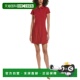 自营Theory 美国奥莱直发 red Polo Dress