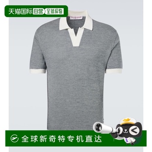 香港直邮Orlebar 男士 1h可退 Brown Horton 羊毛棉质Polo衫
