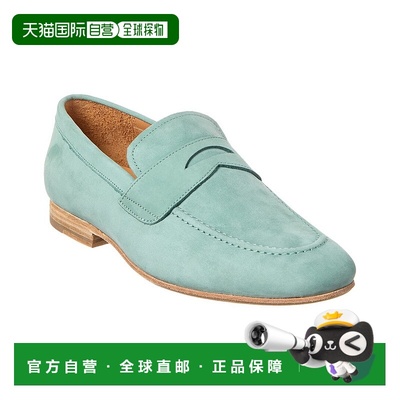 自营 curatore策展人Suede Penny Loafer-绿色 美国奥莱直发男鞋