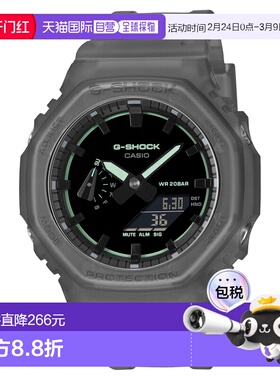 日本直邮卡西欧G-SHOCK GA-2100K-1AJF 20 ATM 防水 灰色 GA-2100