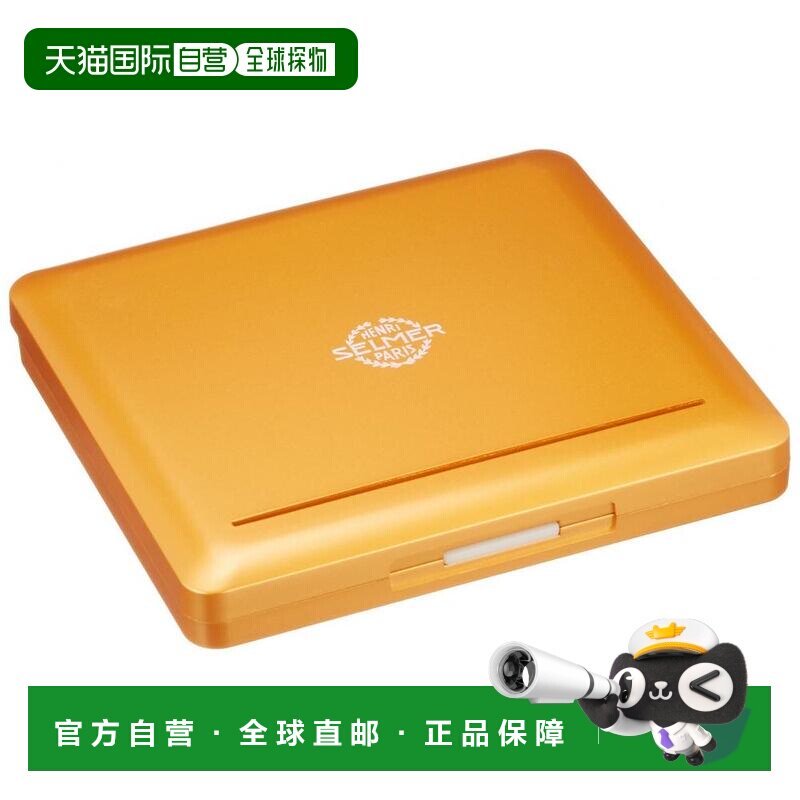 【日本直邮】NONAKA BOEKI 萨克斯/单簧管用塑料哨片盒 10片 金色