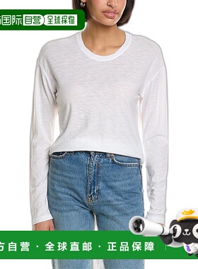 自营 James Perse 宽松 T 恤 - 白色 夏季 美国奥莱直发长袖女装