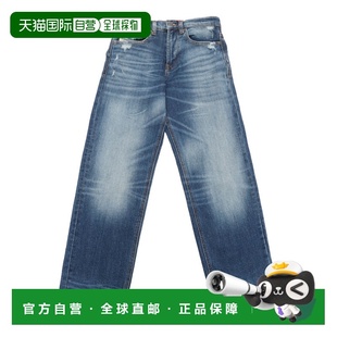 蓝色 香港直邮DIESEL AW2024 J01923KXBMKK01 腰带环 男童牛仔裤