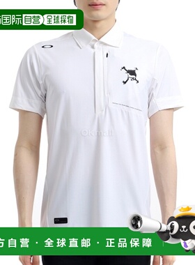 韩国直邮OAKLEY 骷髅时尚条纹衬衫 2.0 (FOA407672-白色) 短袖/无